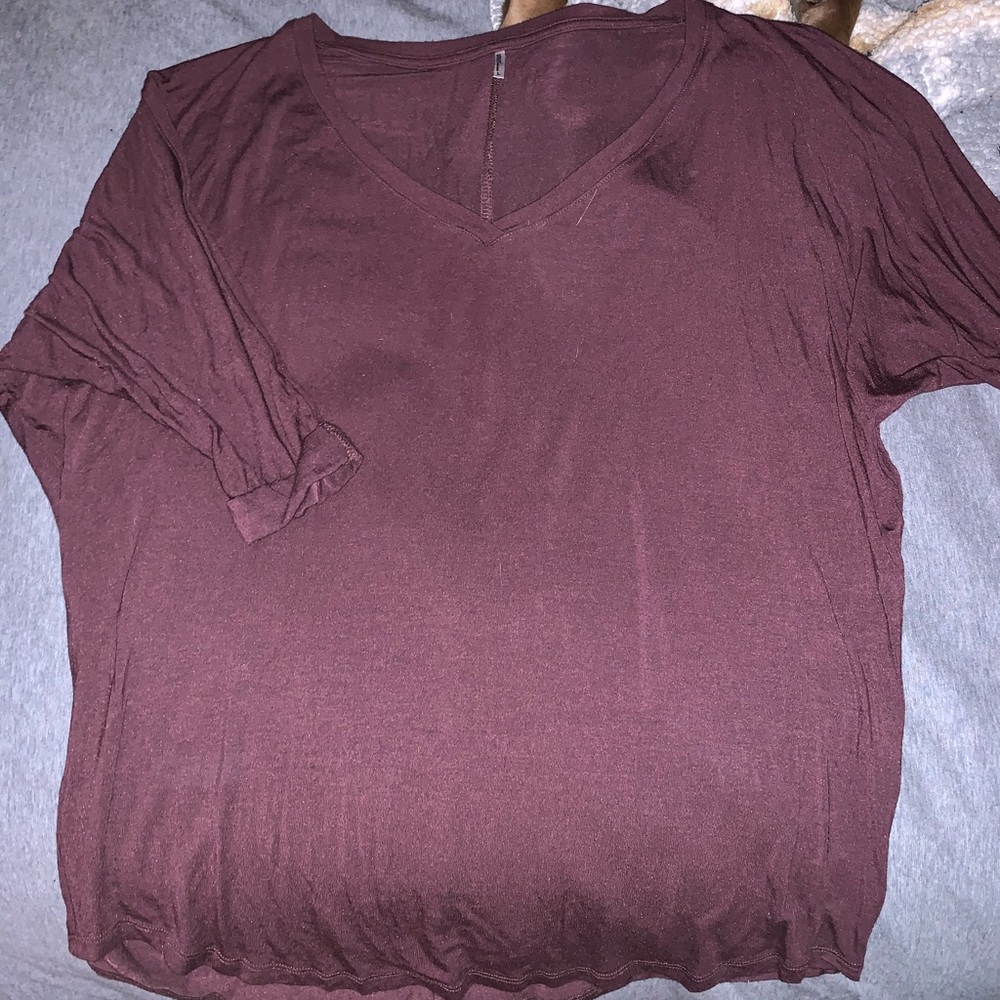 Maroon shirt